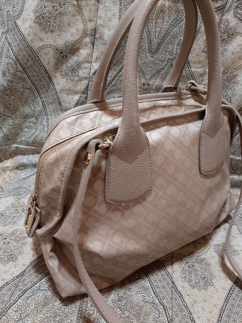 GHERARDINI SOFTY 本革コンビ/2way/斜め掛けショルダーバッグ