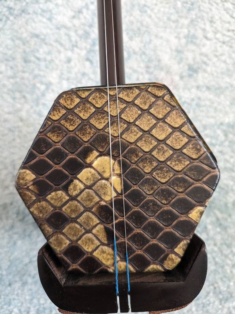 中古二胡　高級明晴老紅木　最上級大鱗10マス　蘇州科韻楽器