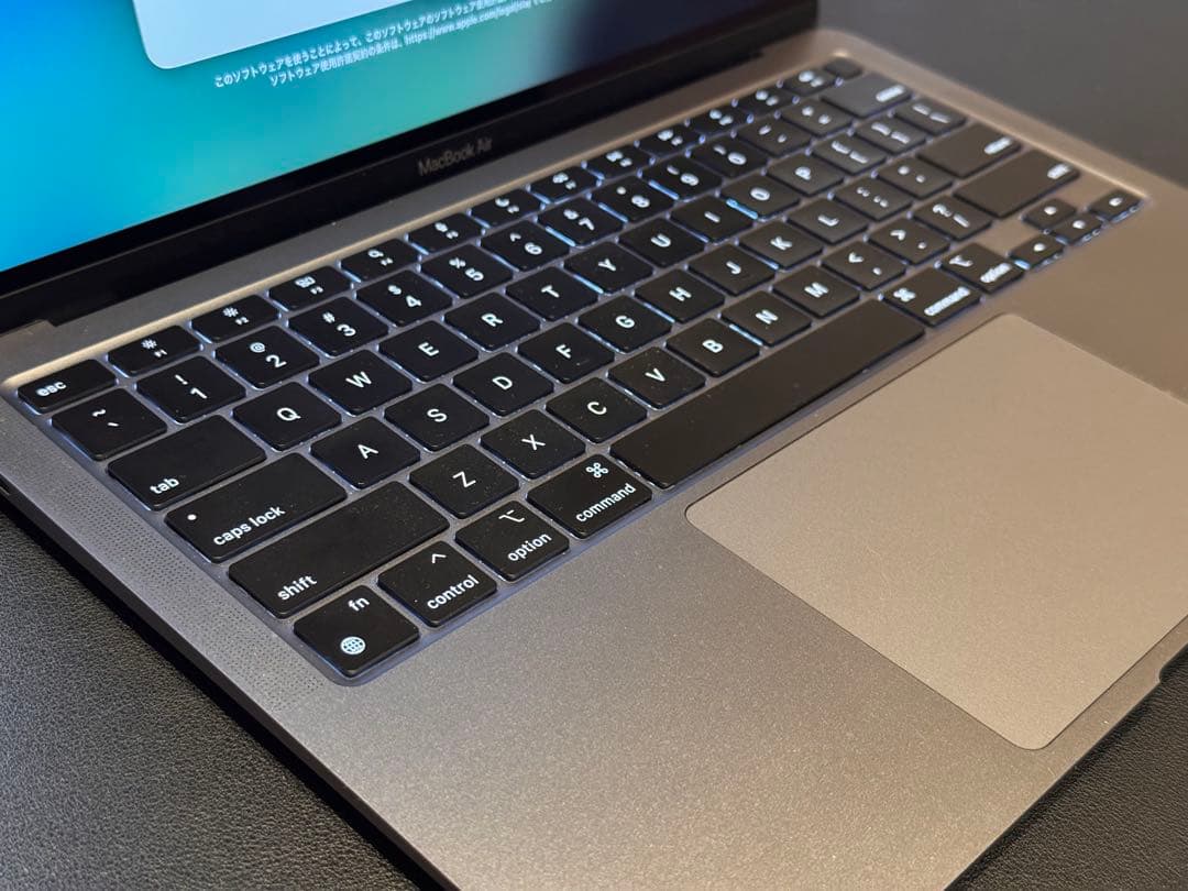 MacBook Air M1 USキーボード 256GB 8G 電池99%