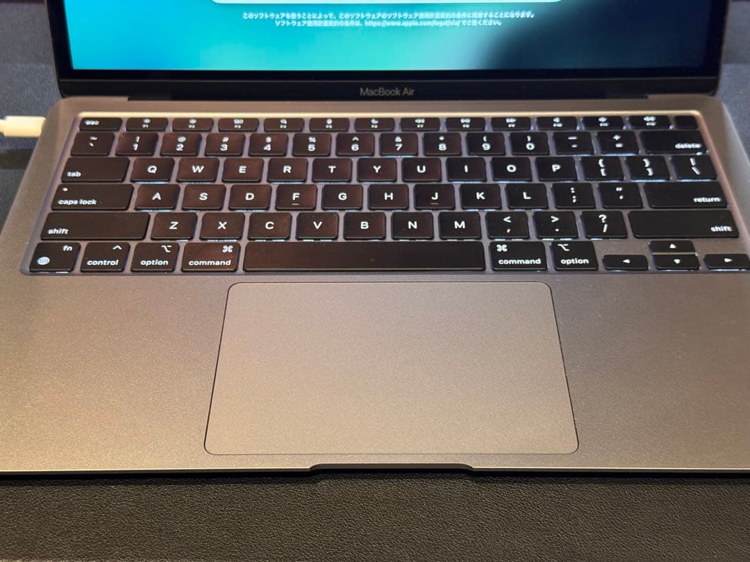 MacBook Air M1 USキーボード 256GB 8G 電池99%