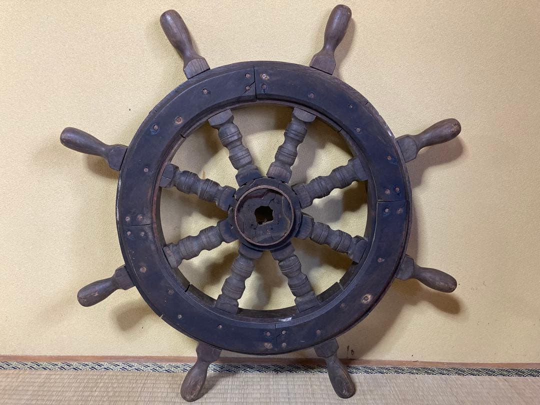 舵輪 ラット 船 船舶 No.4