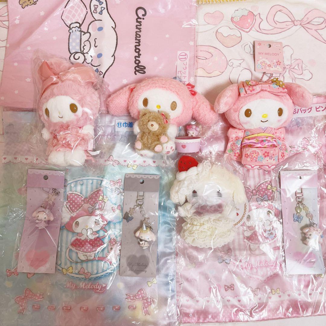 サンリオ　マイメロディ　ピューロランド　わたしのくまちゃん マスコット　ちいかわ