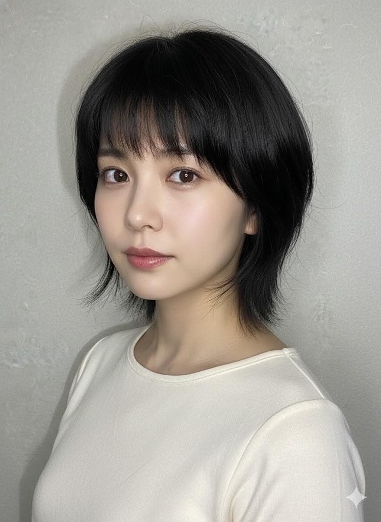 処分価格　新品　人毛　総手植えシルクタイプ、　普通色 　MーLサイズ