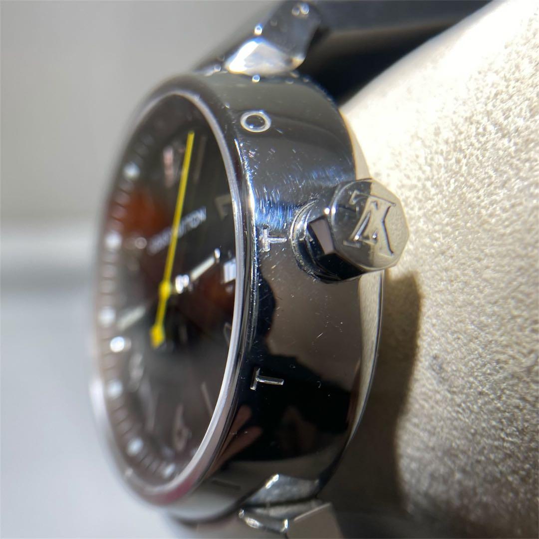 【新品革ベルト付き】LOUIS VUITTONタンブール Q1111 クオーツ