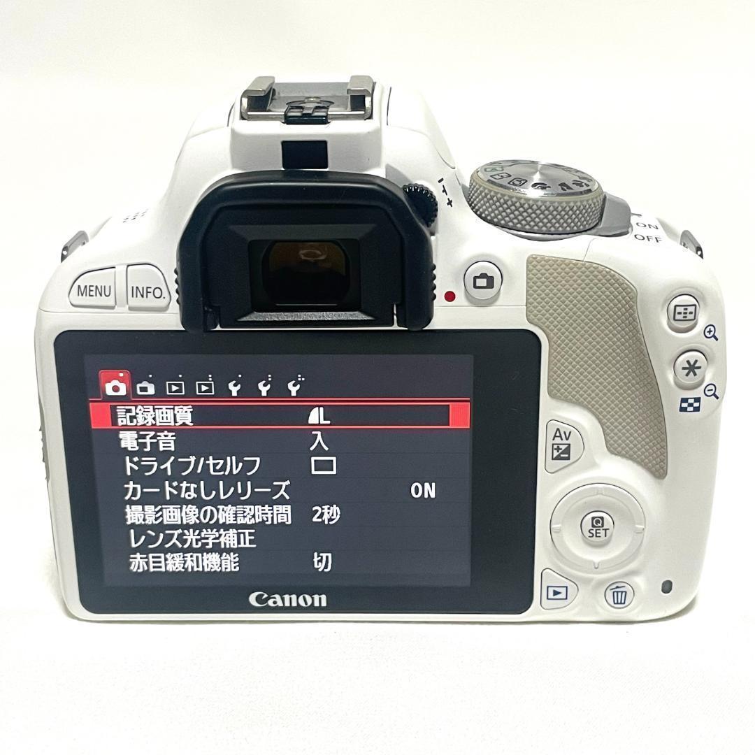 大人気のホワイト❣️ Canon EOS Kiss X7 手ブレ補正レンズ付属