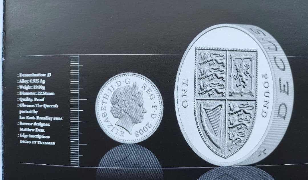 コレクション THE2008UK SilverProof Piedfort Four-Coin