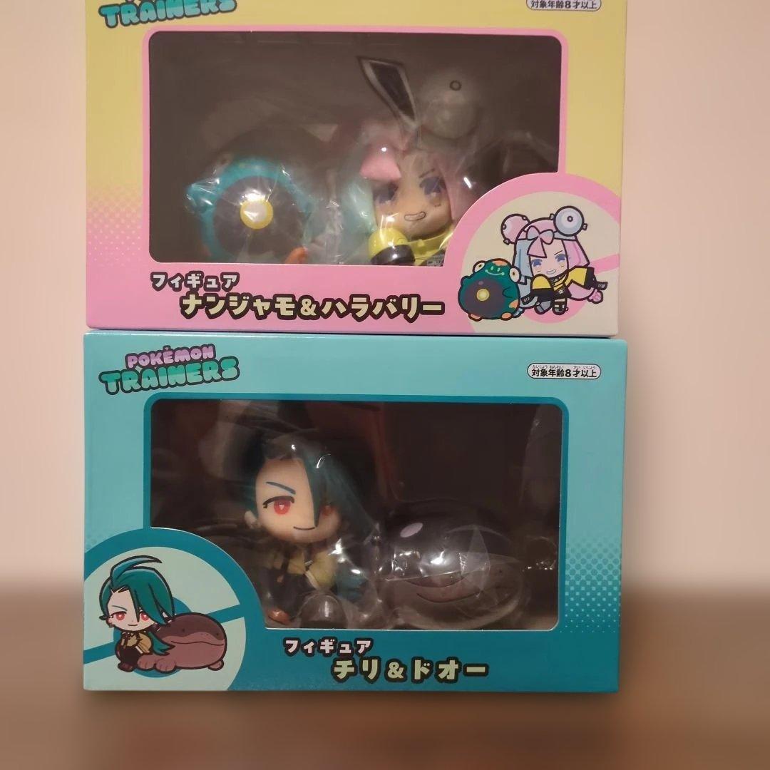 ポケモントレーナーズ フィギュアセット & ステッカー　チリ　ナンジャモ