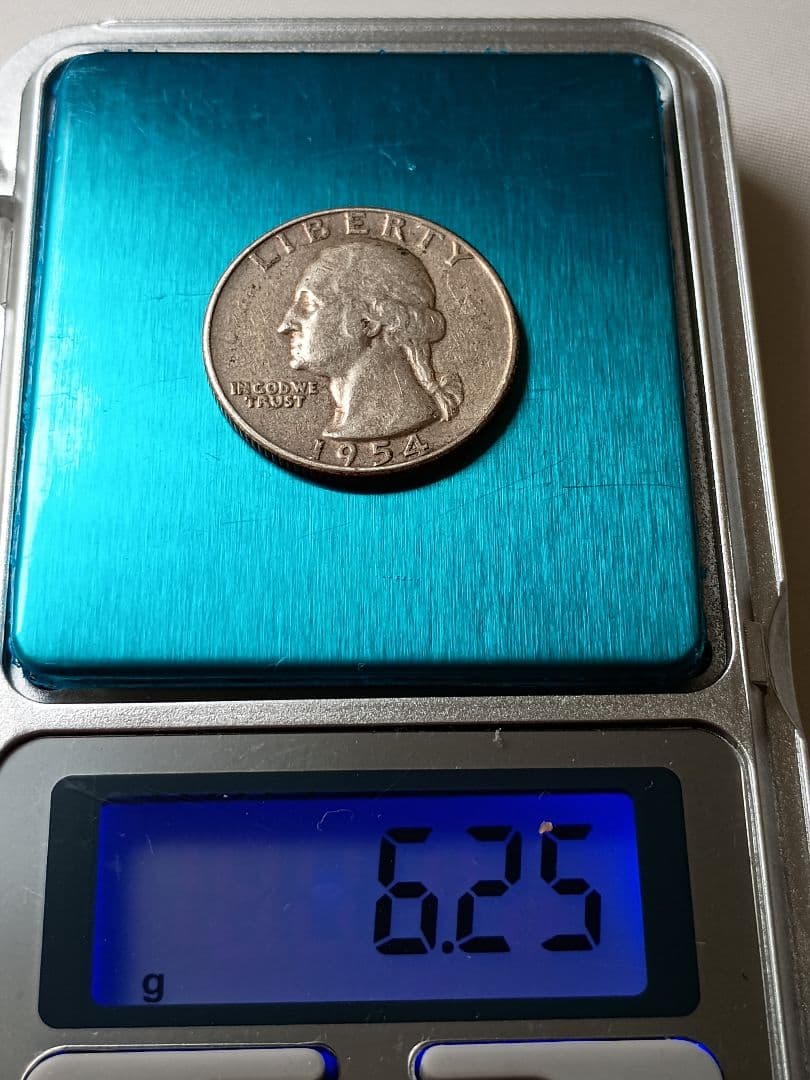 【希少美品】1954年-S ワシントン・クォーターダラー