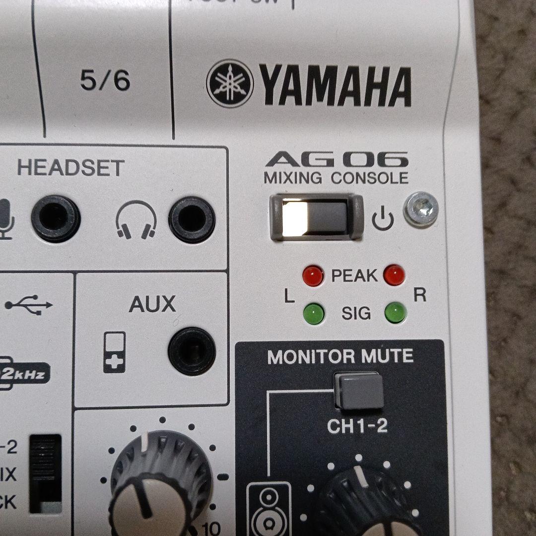 ヤマハ ミキシングコンソール AG 06 ミキサー YAMAHA