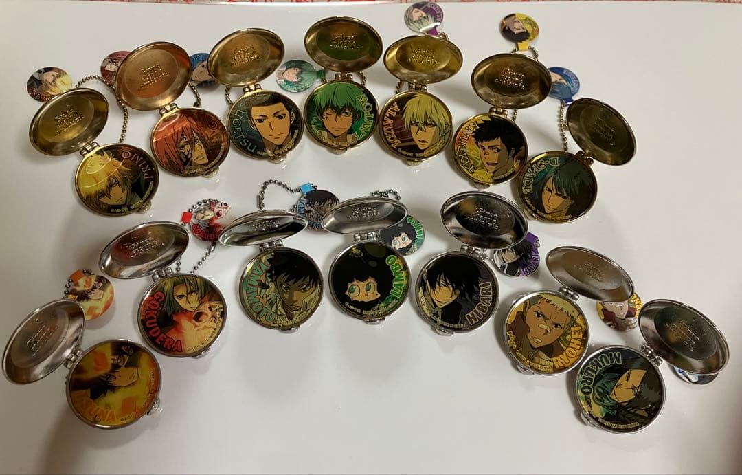 家庭教師ヒットマンREBORN! 懐中時計風 チャーム　フルセット