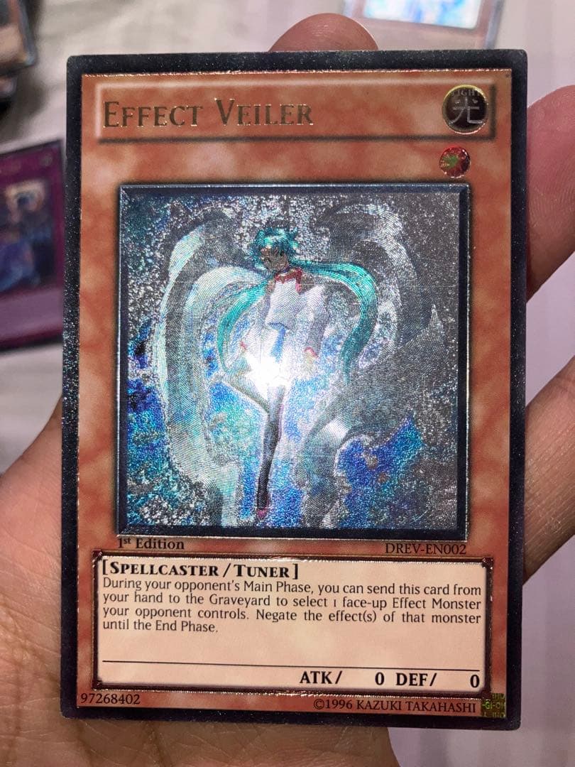 【遊戯王】エフェクトヴェーラー　英語　初版　EU版　1st レリーフ