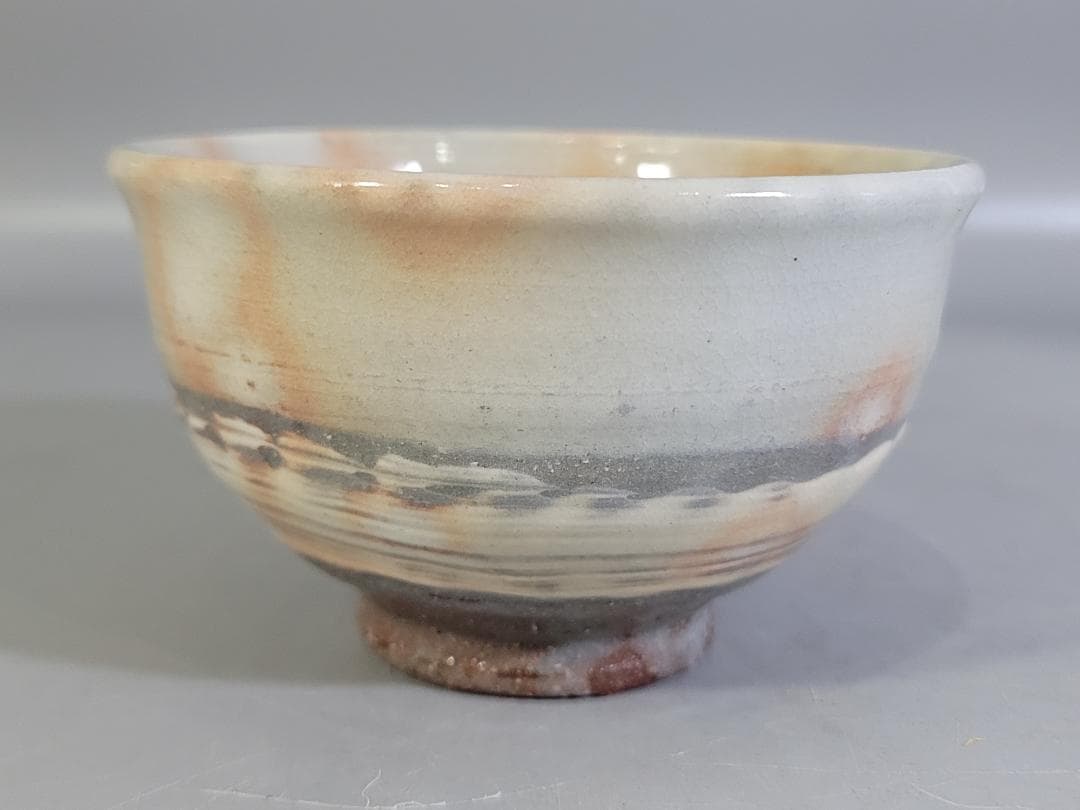 茶道具 三作三嶋茶碗 十客 平安清和作 共箱 美品 DT608