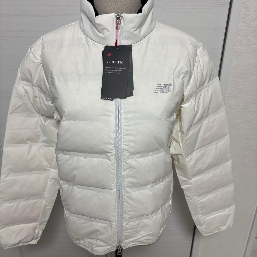 新品　ニューバランスゴルフ　ダウン入りジャケット　アイボリーホワイト　アウター