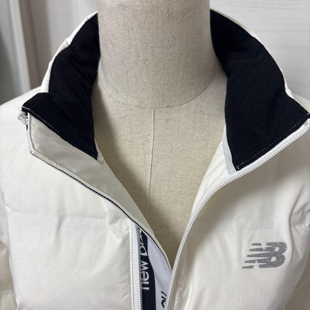 新品　ニューバランスゴルフ　ダウン入りジャケット　アイボリーホワイト　アウター