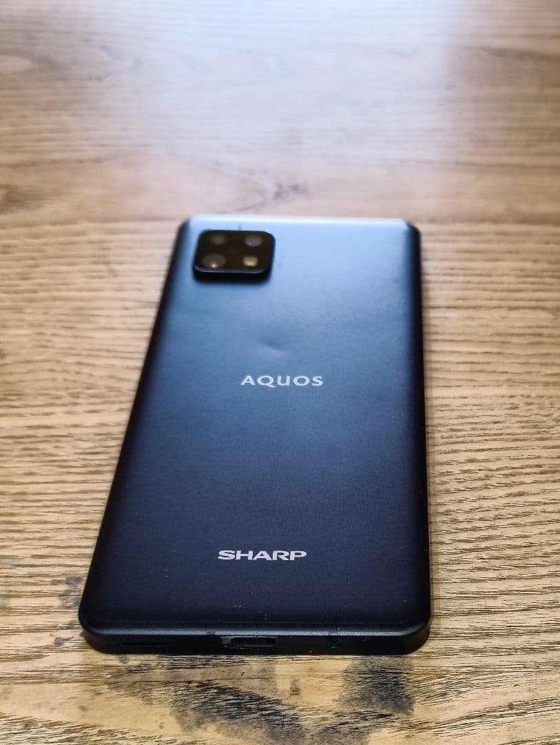 シャープ AQUOS sense 6s スマートフォン ブラック系 楽天モバイル