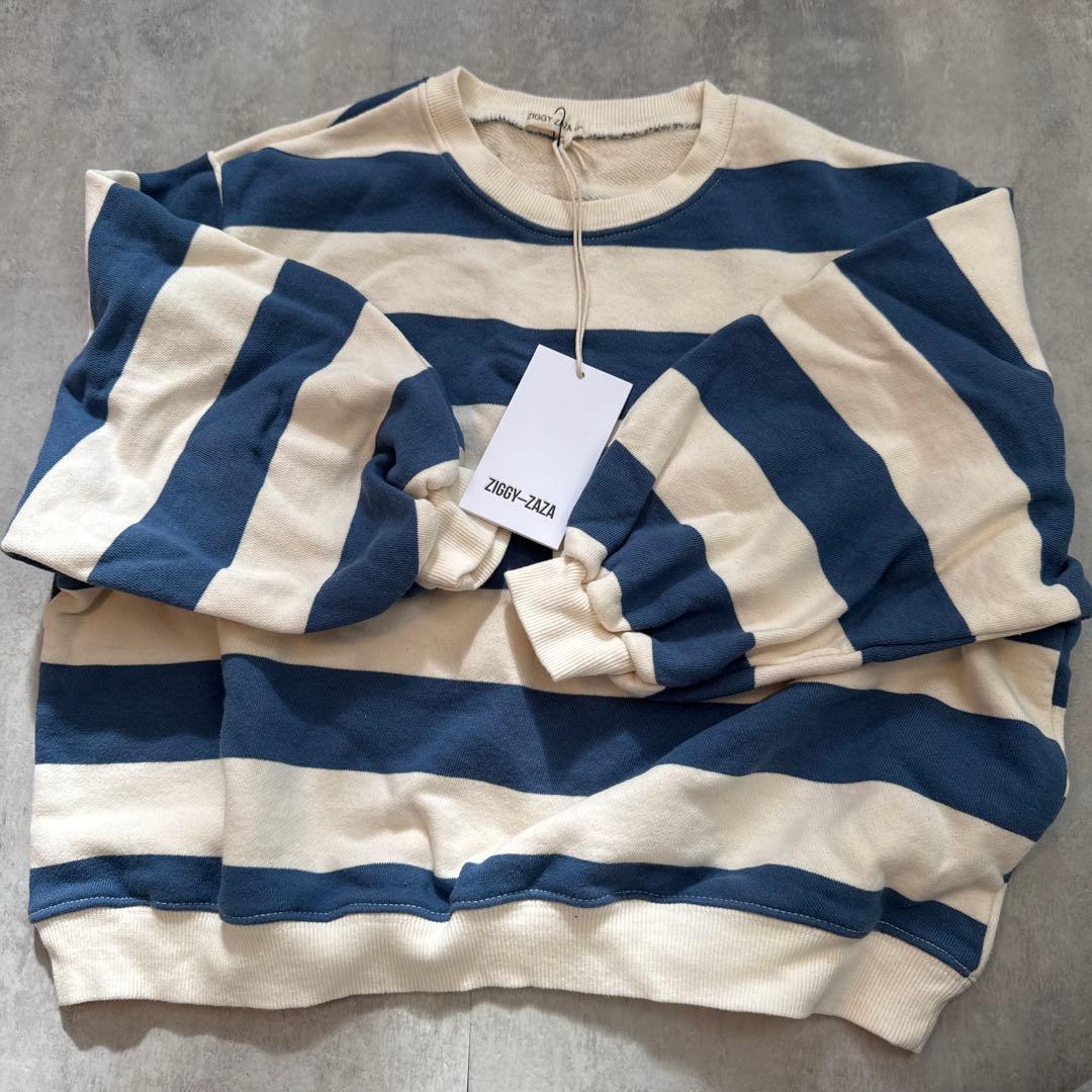 トップス Ziggy zaza toro pullover blue 3-5y