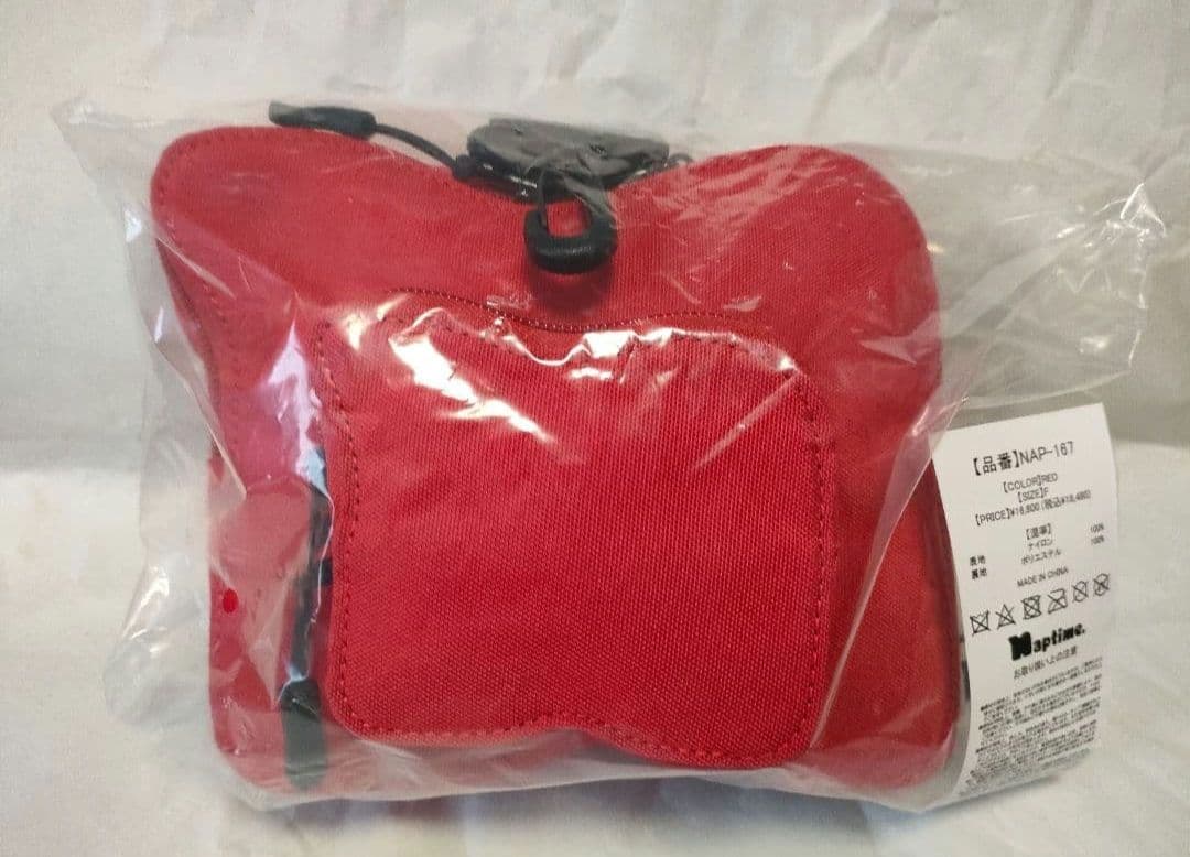 Nissy Naptime. クロスボディバッグ 赤 ナップタイム 2025FW