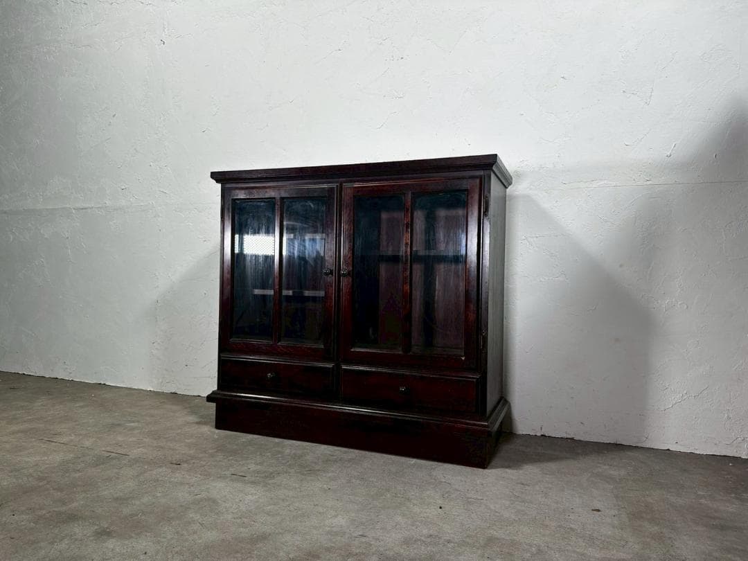 『FURANO』富良野民芸 チェスト キャビネット 本棚 飾棚 RWche19