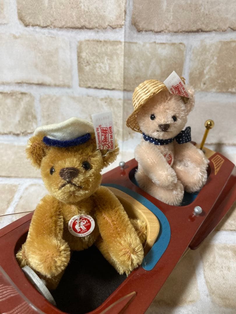 シュタイフ テディベア ウィズ モーターボート 白タグ限定品 Steiff