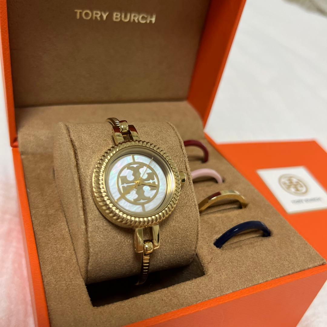 TORY BURCH 腕時計 ゴールド 交換用フレーム付き