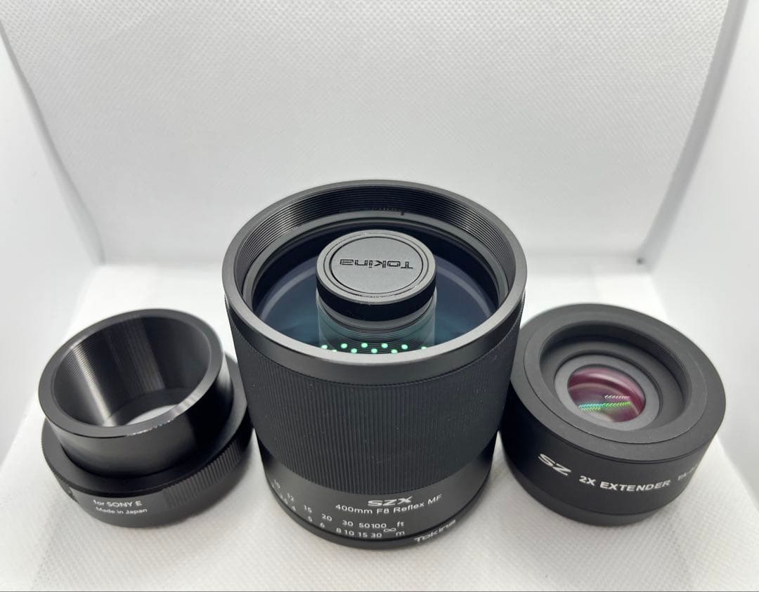 【Eマウント対応】Tokina 400mm F8＋2倍テレコン 800mm MF
