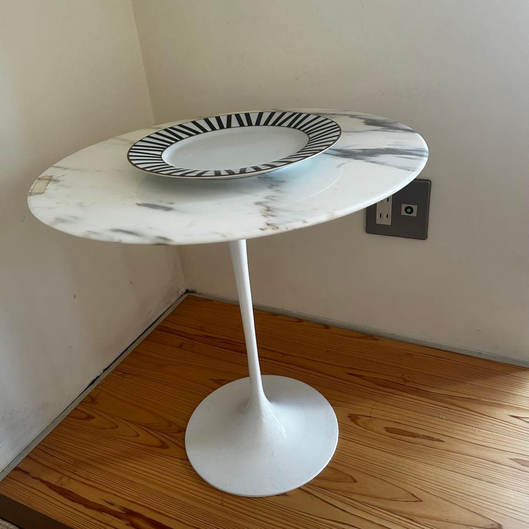 大理石 Knoll ノール エーロ・サーリネン チューリップ サイドテーブル