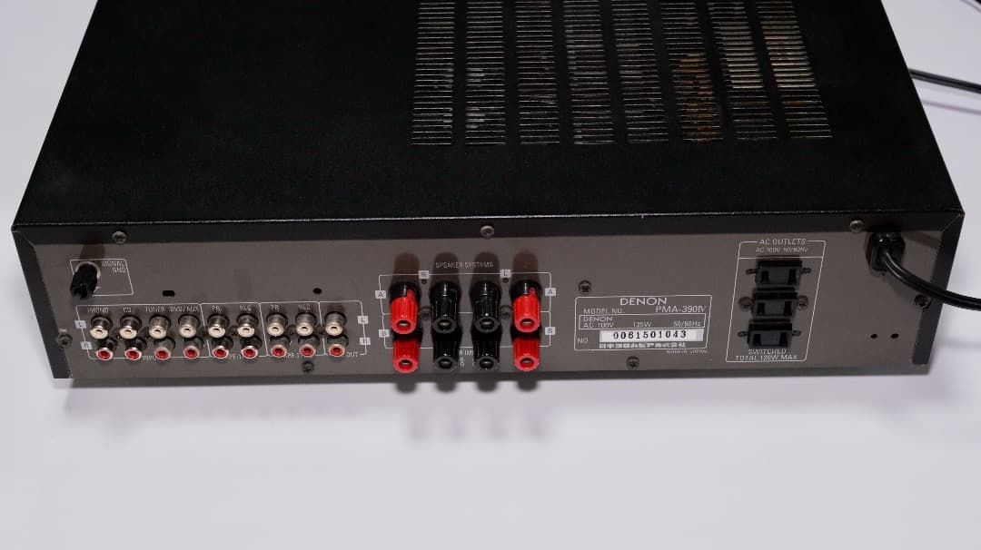 再生確認済み｜プリメインアンプ｜DENON PMA-390 Ⅳ(4) リモコン付