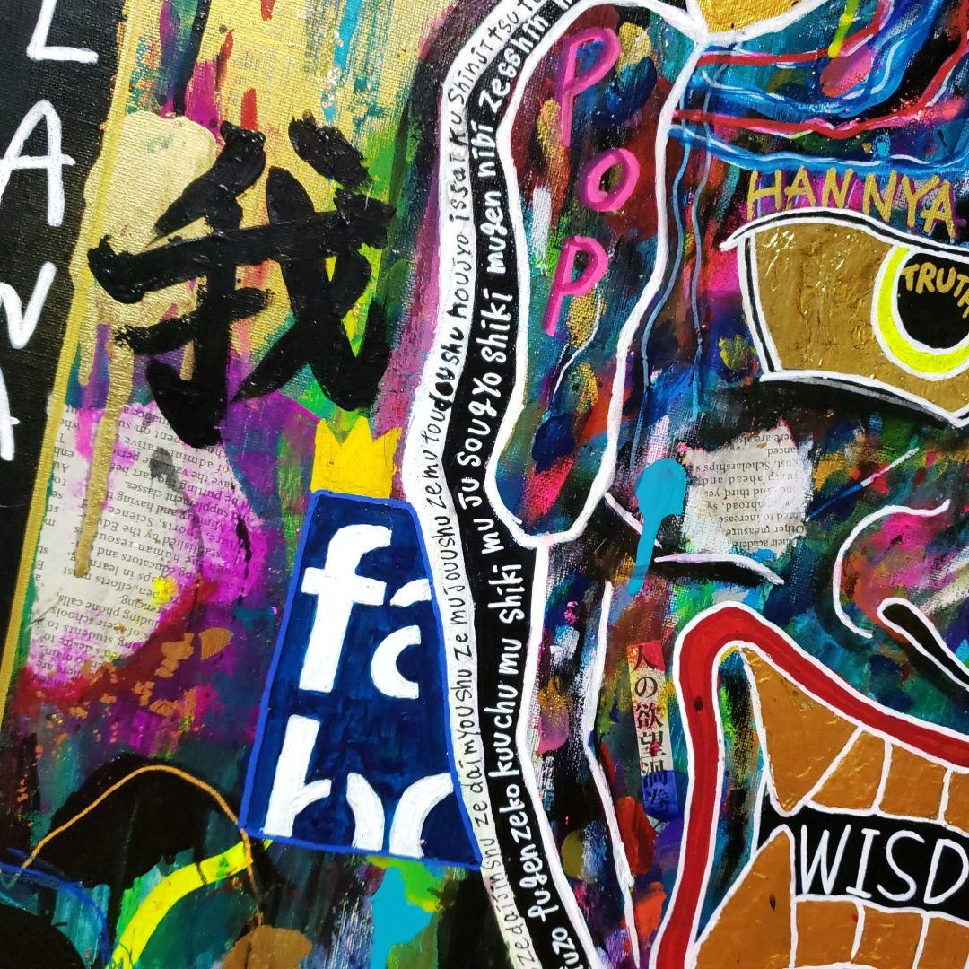 【一点物/F20号】智慧-WISDOM【現代アート/絵画/原画】