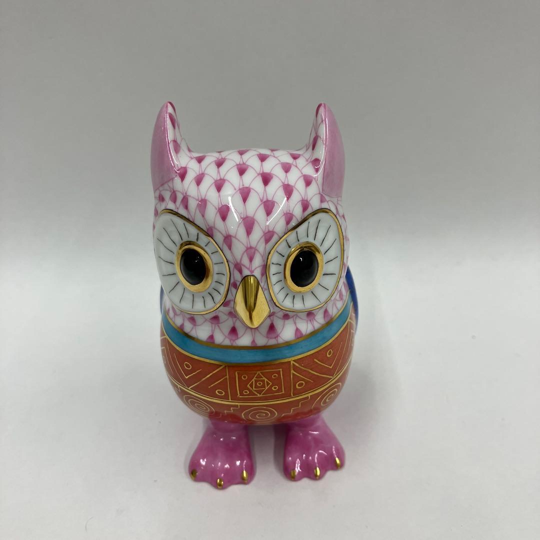 ヘレンド オウル 世界のフクロウ 箱　アンデス　限定3000体