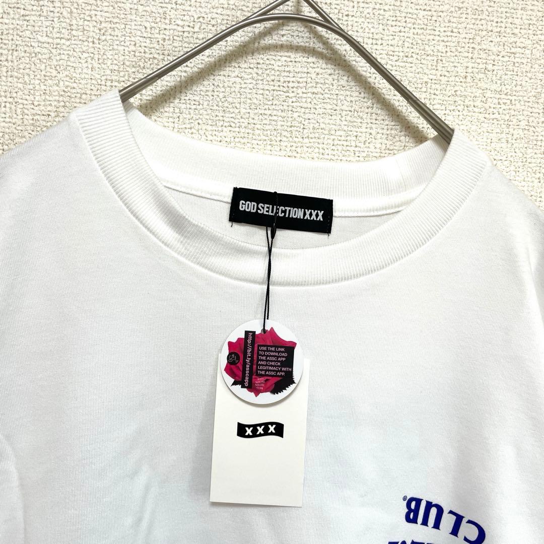 未使用品 限定コラボ ASSC ゴッドセレクションXXX ロンＴ XL 白