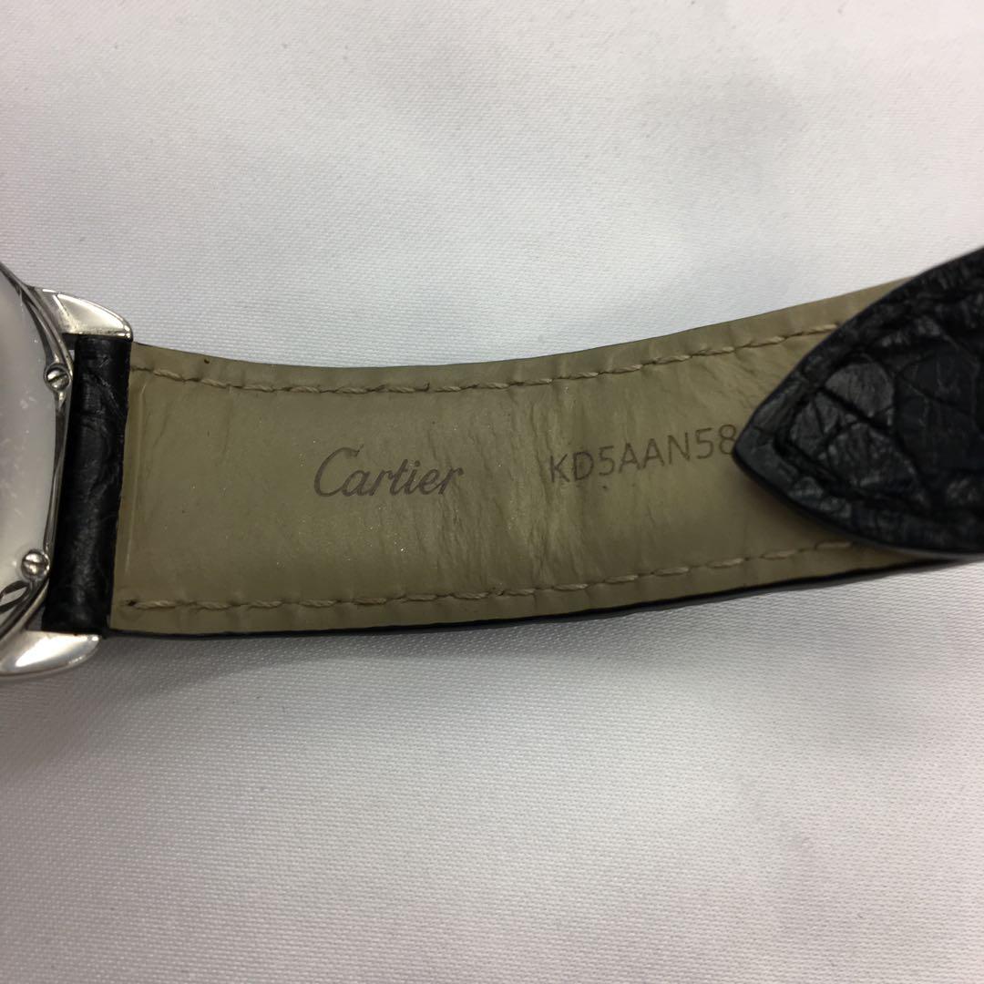 カルティエ CARTIER ロンドソロ ダイヤ クォーツ メンズ 稼働品