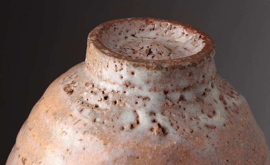 【伝世】朝鮮古美術　李朝　井戸茶碗 合箱　李朝茶碗 　朝鮮古陶　青井戸　奥高麗