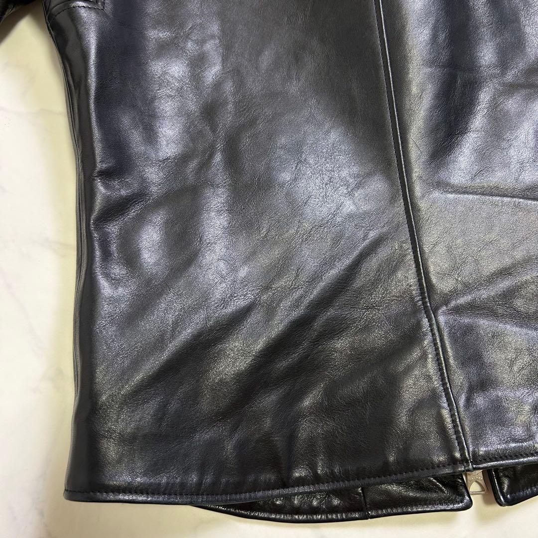 ジャケット・アウター NO,NO,YES! LEATHER JACKET HORSE-HIDE BLK