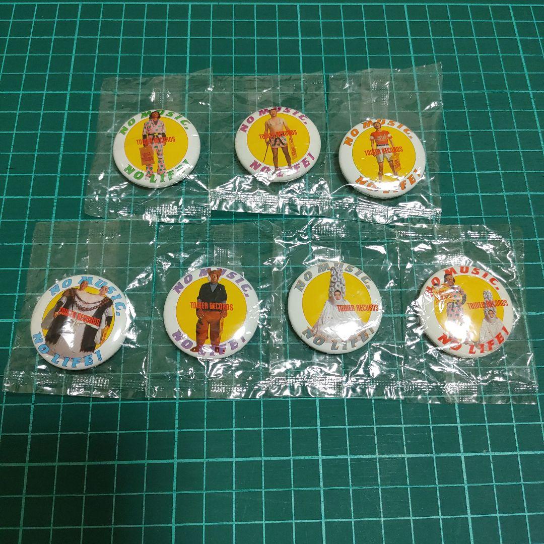 日影の忍者勝彦オールスターズ　缶バッジ　当時物　1998年　(全7種類)