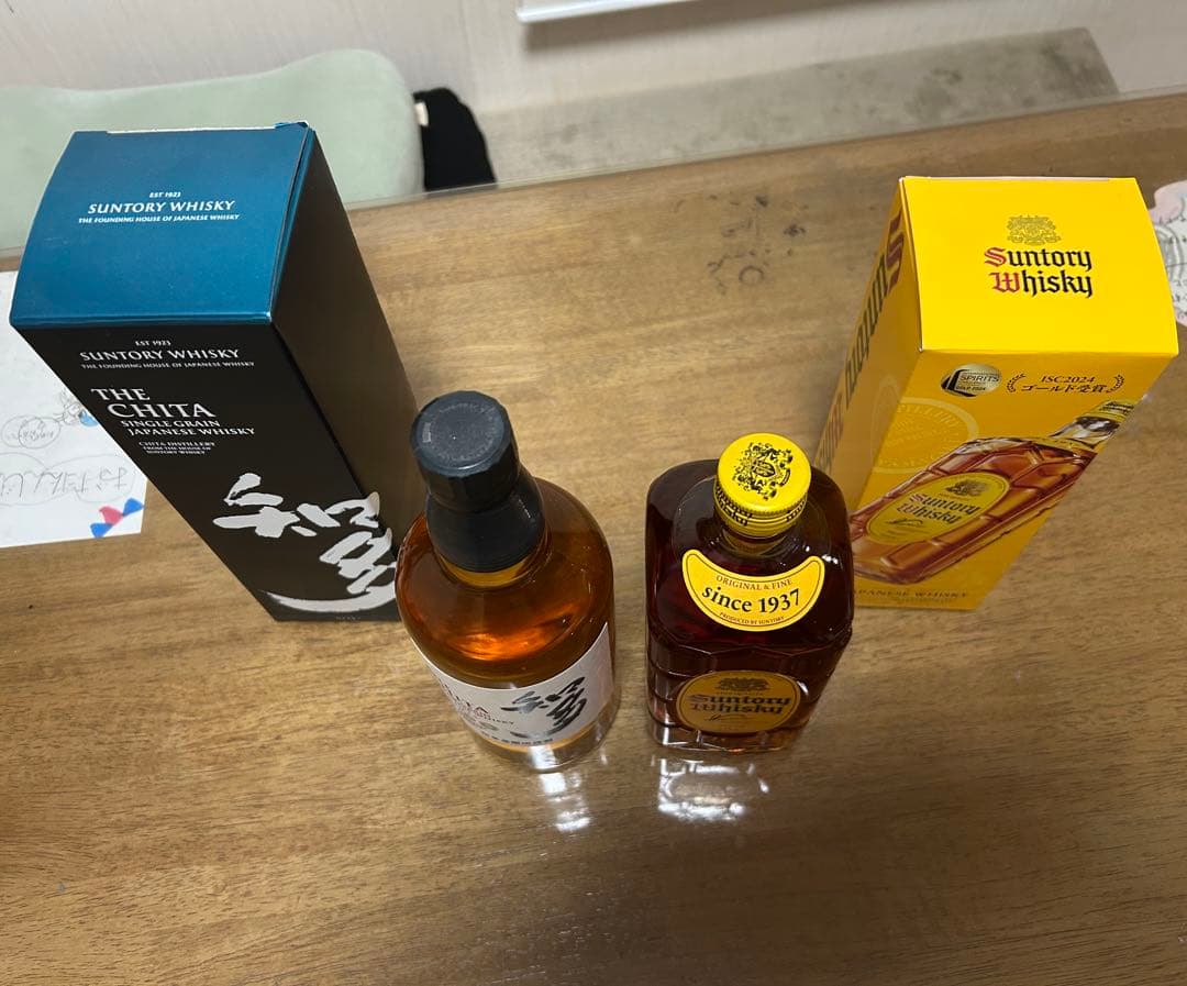サントリーウイスキー　知多　角瓶
