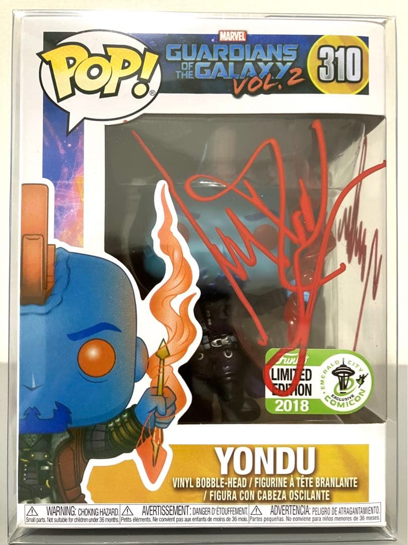 Funko POP ヨンドゥ マイケル・ルーカー 直筆サイン入り