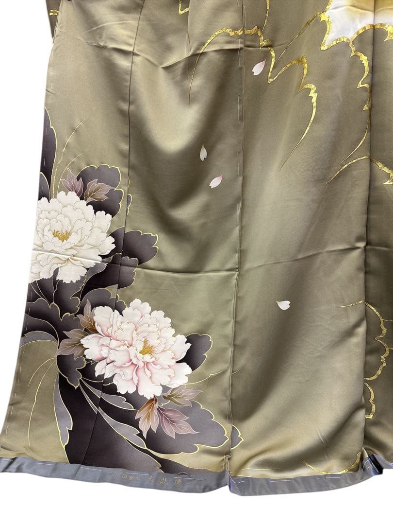 ま*ー様 正絹 振袖 仮絵羽 未仕立て品 1193