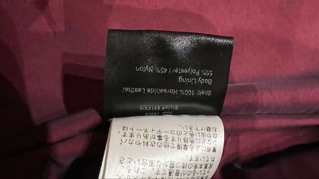 schott 641xxh 34 ホースハイド レザーシングルライダース