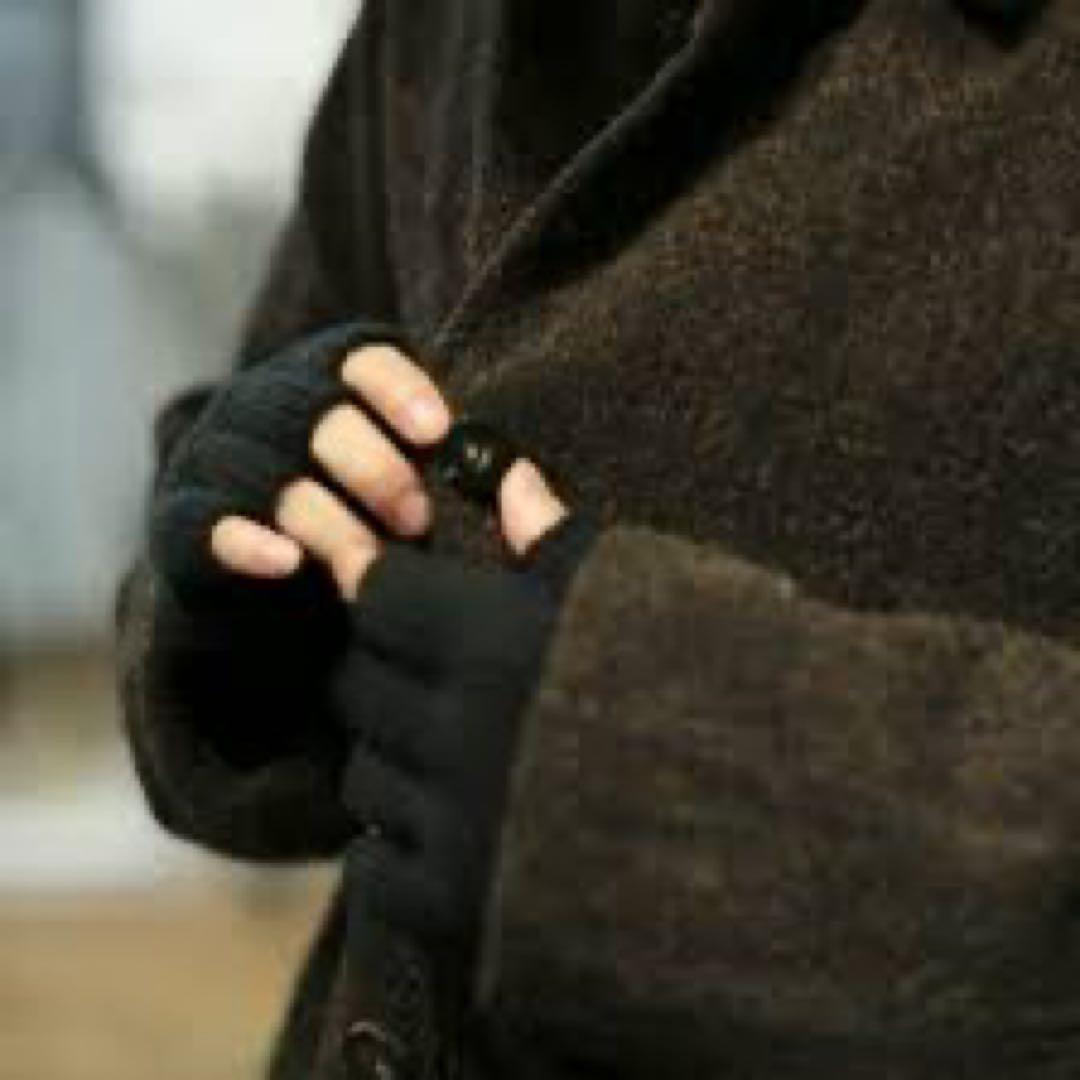 【PICEA（ピセア）】手袋 カシミア ブラック