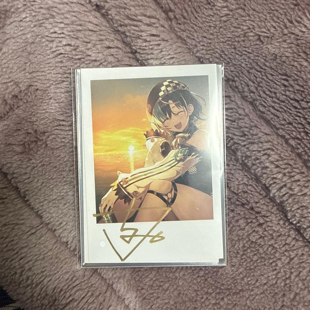 輪堂千速 直筆サインチェキ