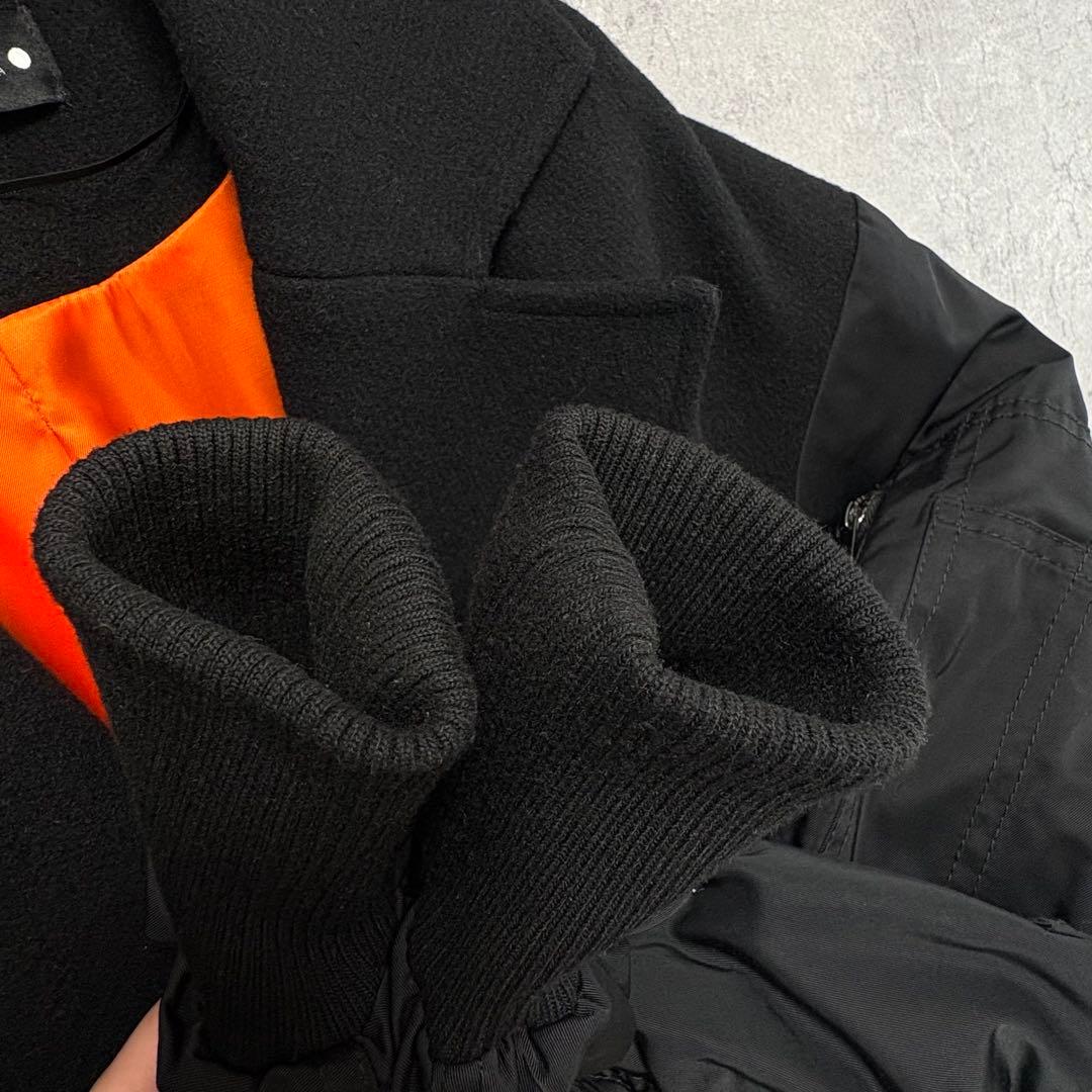 ZARA MA-1切替 マッチングボンバーコート 黒 XS オーバーサイズ