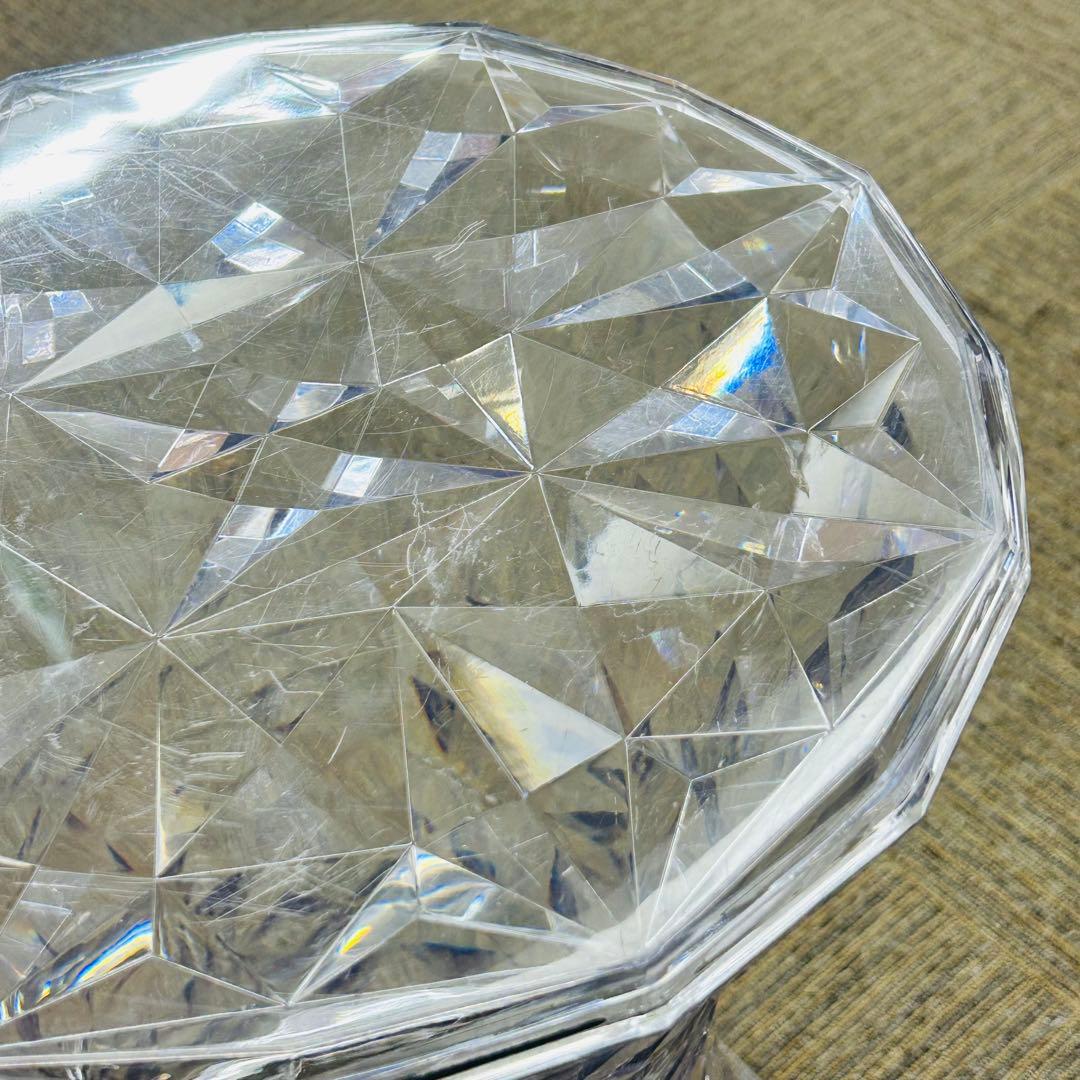 【良好】Kartell カルテル STONE ストーン スツール クリスタル①