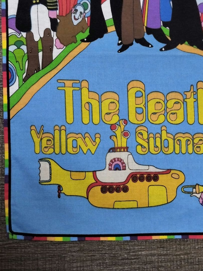 The Beatles タンブラー イエローサブマリン ヴィンテージ ハンカチ付