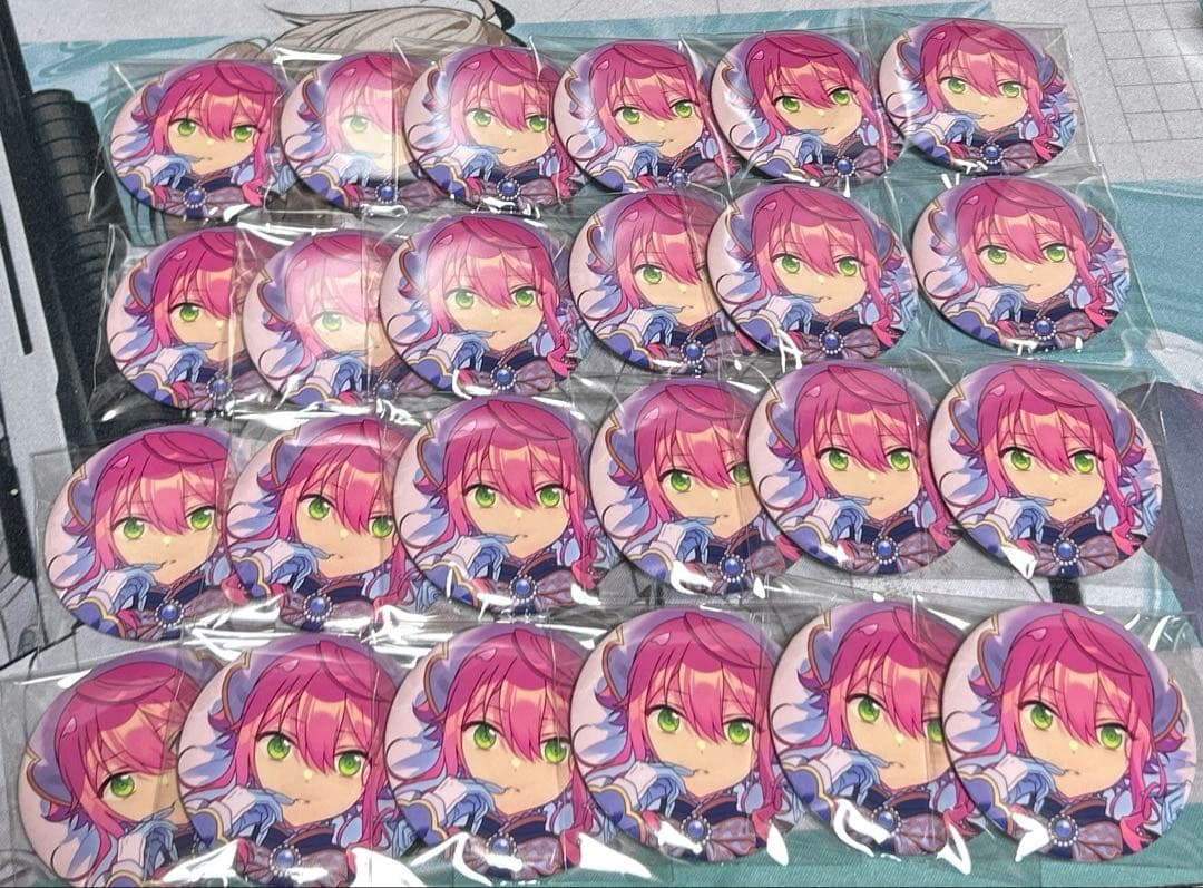 姫宮桃李　缶バッジ テーマスカウト