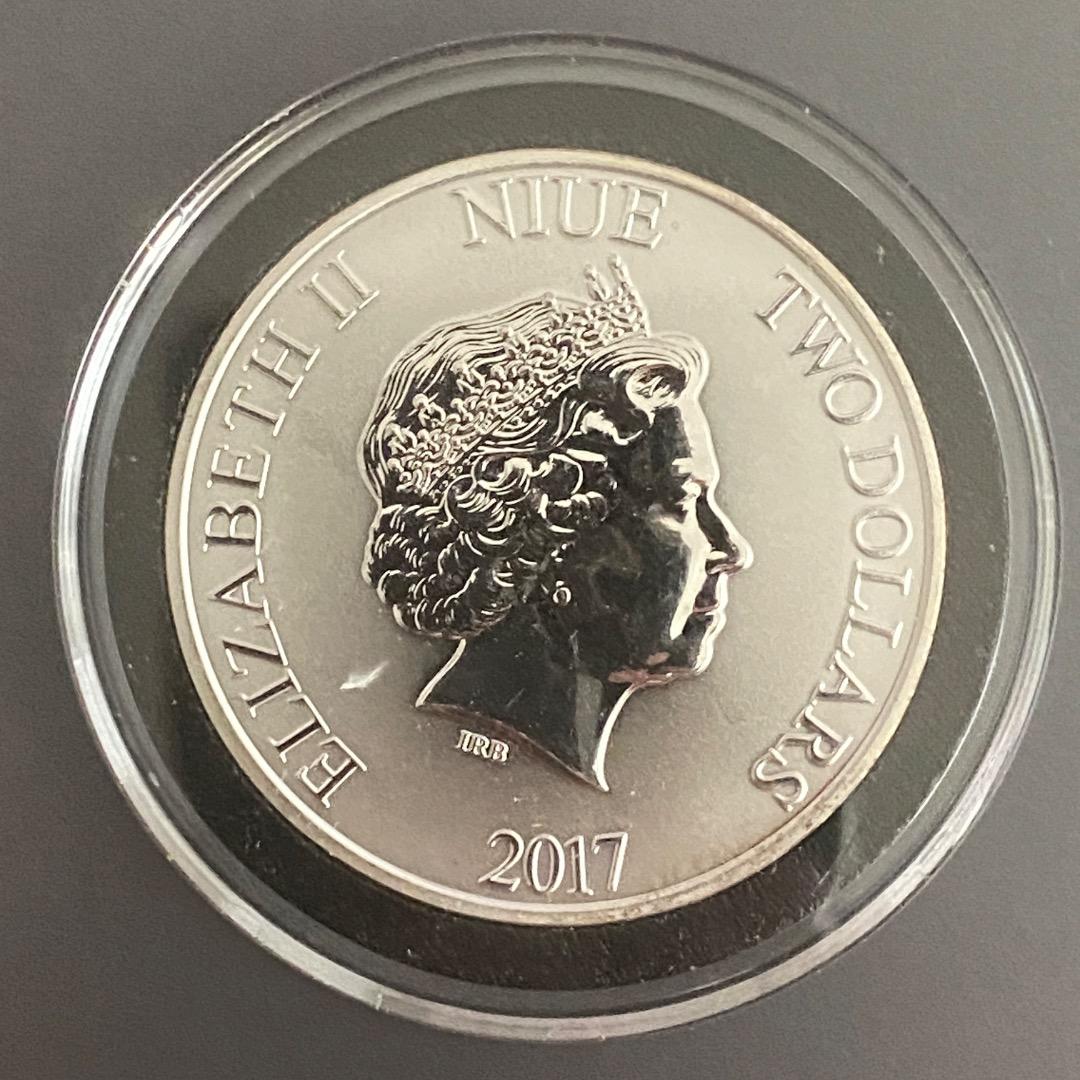 2017年 スターウォーズヴ ダース・ベイダー シルバー 銀貨 1オンス