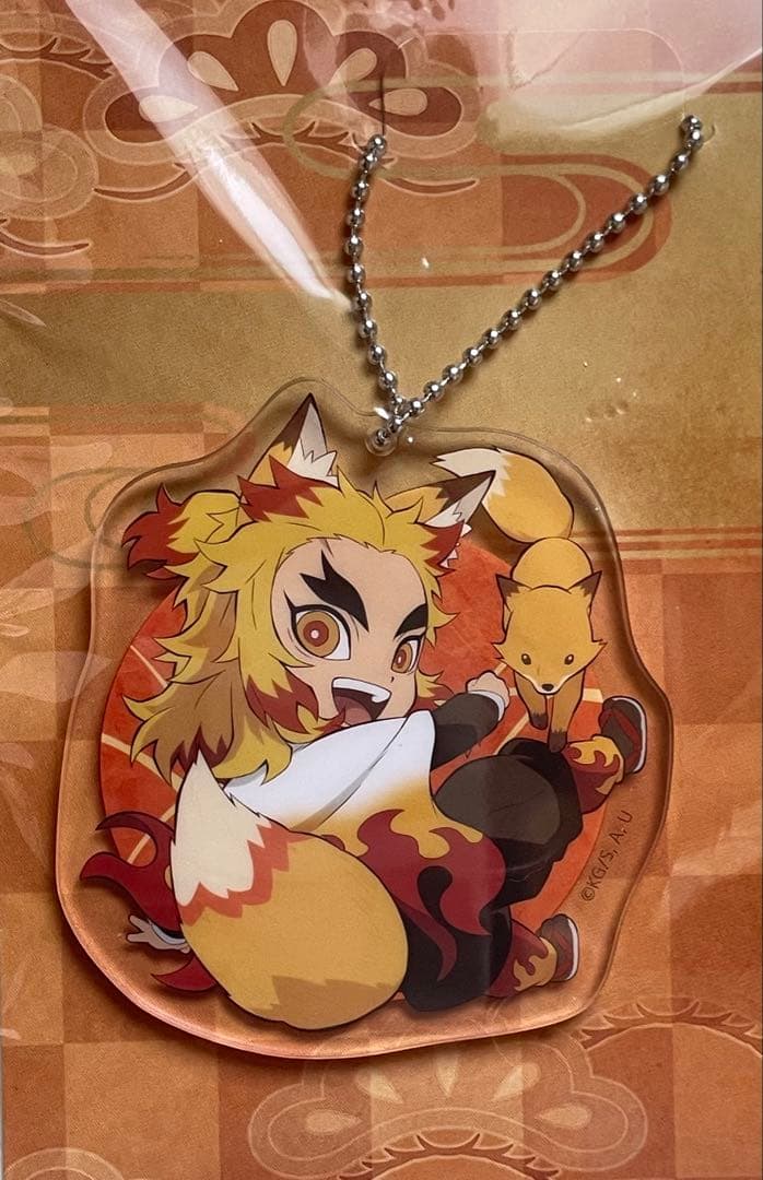 鬼滅の刃 全集中展 宮城 ご当地イラスト アクリルチャーム 煉獄 杏寿郎 単品