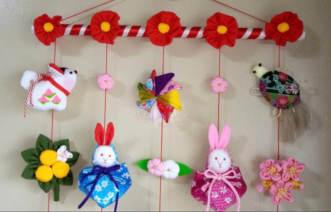 【お値下げ】ひな祭り用つるし雛(2025-2うさぎ)