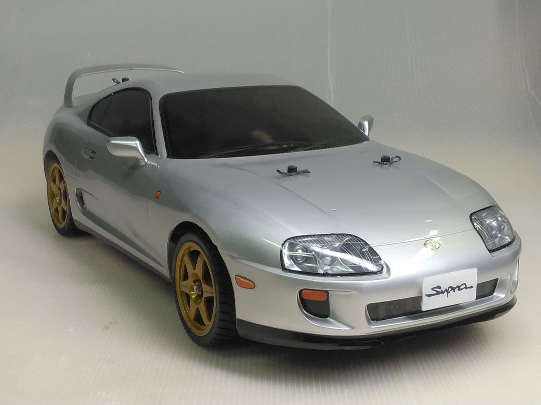 タミヤ1/10ラジコンTT01シャーシ+スープラ80ボディセット