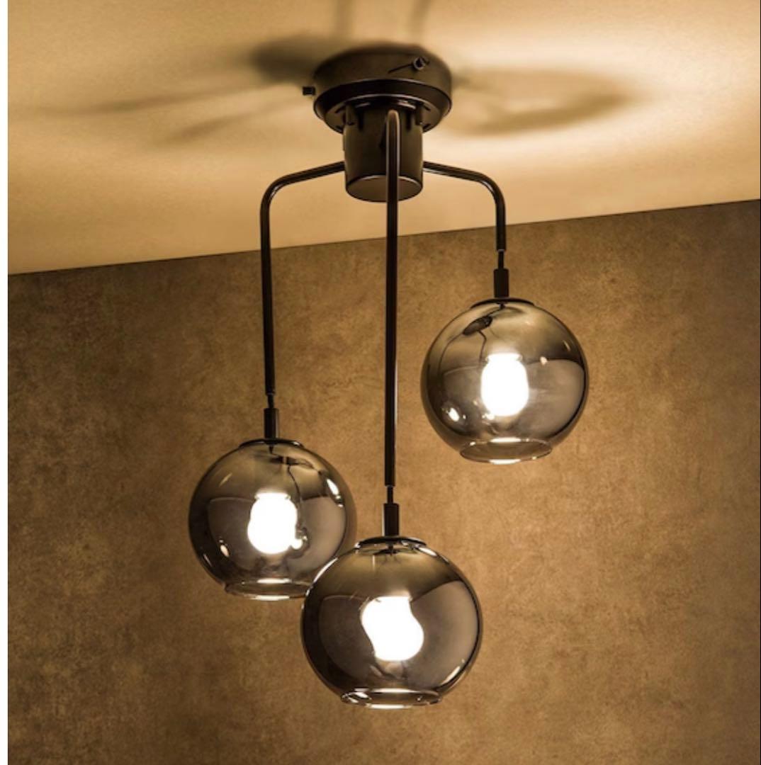 ペンダントライト VERRE 3T(グレー)