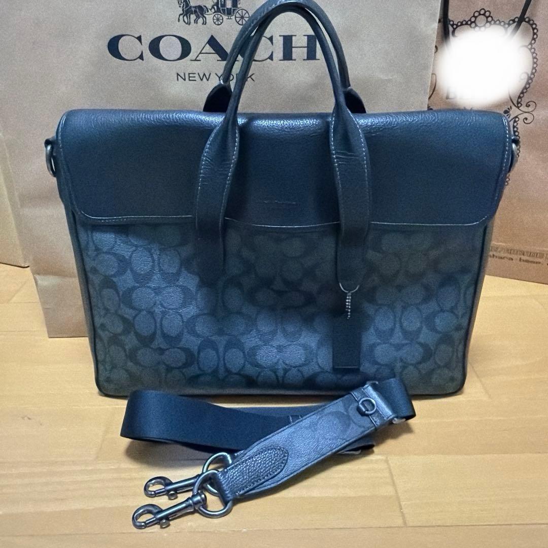 COACH コーチ　2WAYビジネスバッグ ショルダーバッグC9873